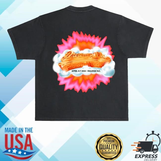 Dv Fest 24 Sunburst Shadow Lineup T-Shirt Dreamville Fest Merch Store - Tee Shop Pro