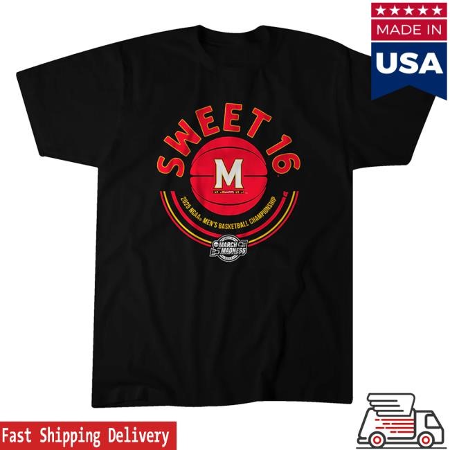 Maryland Basketball 2025 Sweet Sixteen Tee - Tee Shop Pro