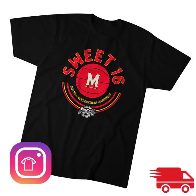 Maryland Basketball 2025 Sweet Sixteen Tee - Tee Shop Pro