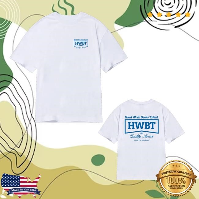 Hwbt Shop Quality Service Heavyweight Tee Shirt - Tee Shop Pro