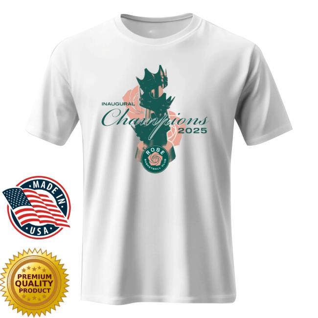 Unrivaled Merch Store Rose Championship Lifestyle White Sweatshirt Unrivaled Rose Inaugural Champions 2025 - Tee Shop Pro