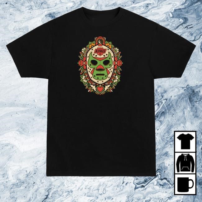 Official Team La La Kings X Vg Mexican Heritage T Shirt - Tee Shop Pro