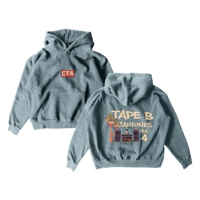 Tape B Store Cartunes Vol 4 Long Sleeve T Shirt Blue - Tee Shop Pro