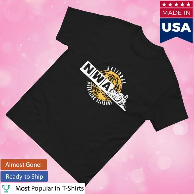 Official National Wrestling Alliance Merch Official National Wrestling Alliance Gold Globe Hoodie - Tee Shop Pro