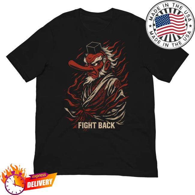 Official Fight Back Podcast Merch Shop Store Tengu Fight Back Tee Shirt - Tee Shop Pro