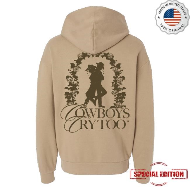 Trending Kelsea Ballerini Merch Cowboys Cry Too Zip Hoodie - Tee Shop Pro