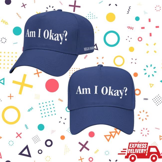 Meganmoroney Merch Am I Okay Blue Album Hat - Tee Shop Pro