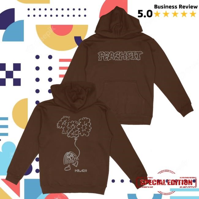 Official Peach Pit Merch Mr. 420 Crewneck Sweatshirt - Tee Shop Pro
