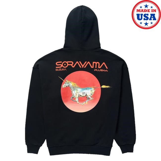 Official +44 + Hajime Sorayama Suzuka Unicorn Hoodie - Tee Shop Pro