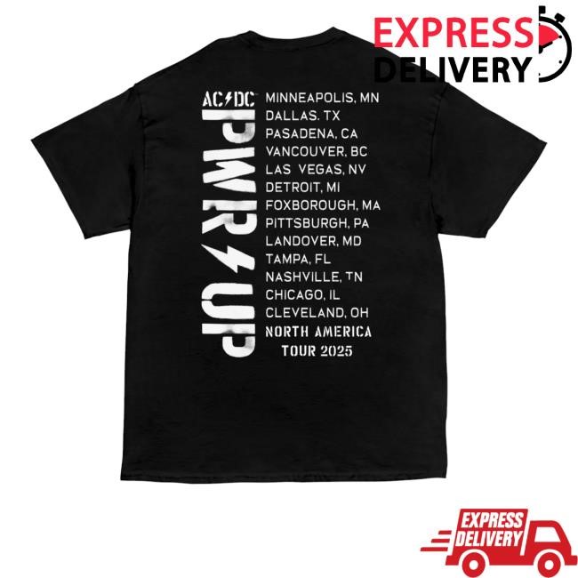 Official Angus And Bryan Pwr Up Tour T Shirt - Tee Shop Pro
