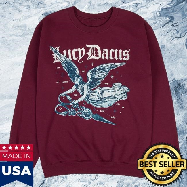 Official Lucy Dacus Merch Angel Scissors Crewneck Sweatshirt - Tee Shop Pro