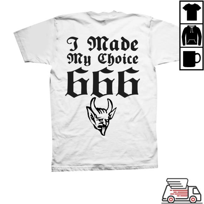 Official Behemoth Neronoir I Made My Choice White Classic Shirt - Tee Shop Pro