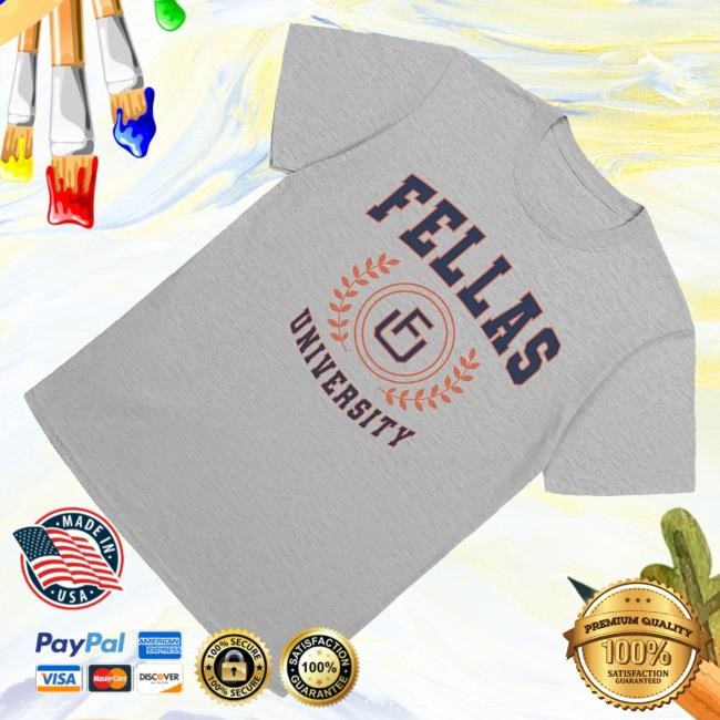 Official Ryan Long Merch Fellas University Grey T-Shirt Hoodie Tank Top Sweater And Long Sleeve T-Shirt - Tee Shop Pro