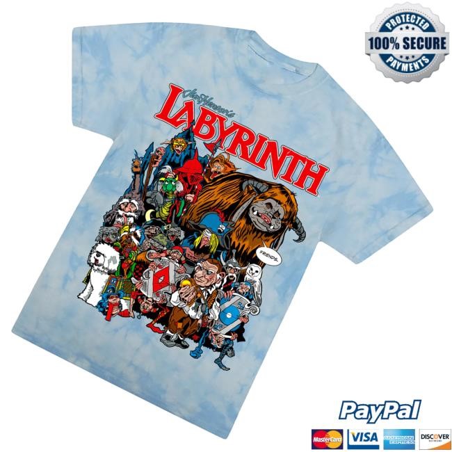 Cavitycolors Merch Store Labyrinth Goblin City - Tie-Dye Sweatshirt - Tee Shop Pro