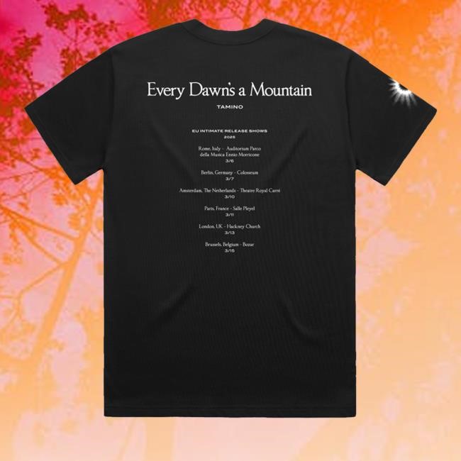 Every Dawns A Mountain Triangle Tour Shirt  Hoodie  Sweatshirt Tamino Merch Store Edam Triangle Tour - Tee Shop Pro