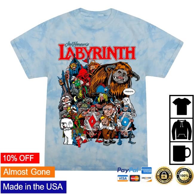 Cavitycolors Merch Store Labyrinth Goblin City - Tie-Dye Sweatshirt - Tee Shop Pro
