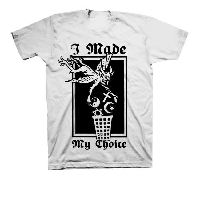 Official Behemoth Neronoir I Made My Choice White Classic Shirt - Tee Shop Pro