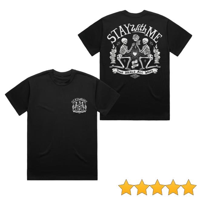 Trending You Me At Six Merch Stay With Me Black Tee Shirt - Tee Shop Pro