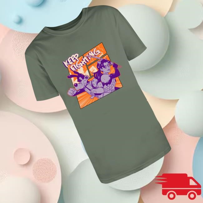 Official Bendy Merch Shop Store Keep Fighting Tom And Allison Tee Shirt - Tee Shop Pro