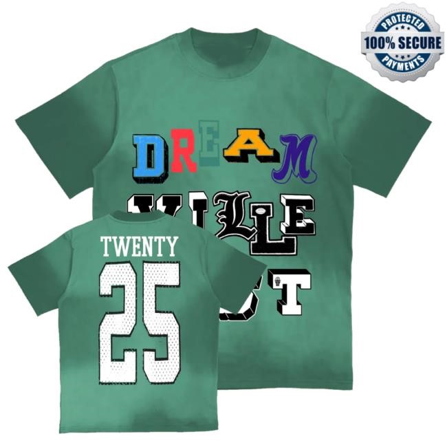 Official Dream Merch Shop Store Villefest Dv 25 Varsity Letters Washed Cedar Hoodie - Tee Shop Pro