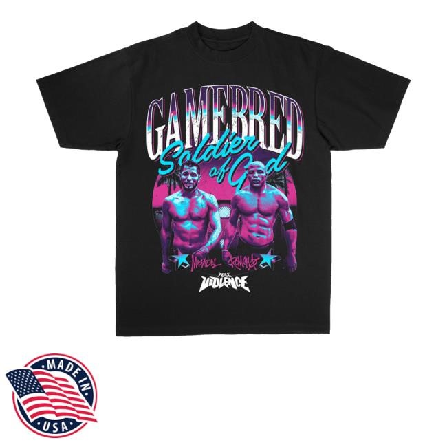 Gamebred Soldier Of God Masvidal X Romero Hooded Sweatshirt - Tee Shop Pro