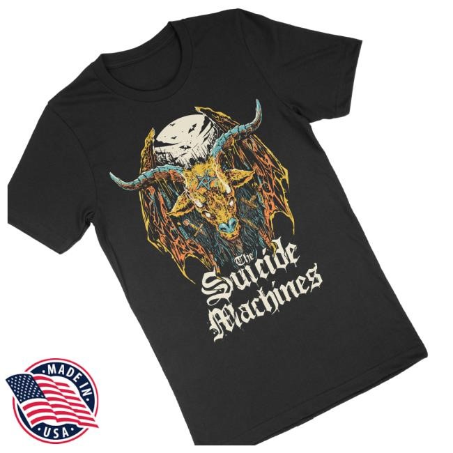 Official The Suicide Machines Baphomet Hoodie  Sweatshirt - Tee Shop Pro