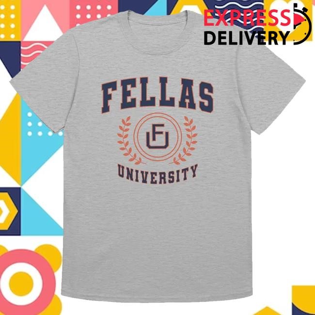 Official Ryan Long Merch Fellas University Grey T-Shirt Hoodie Tank Top Sweater And Long Sleeve T-Shirt - Tee Shop Pro