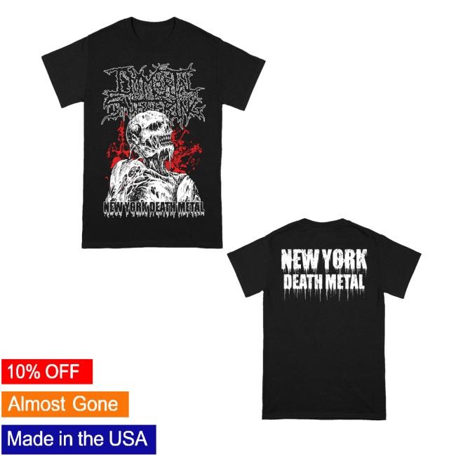 Realityfade Merch Immortal Suffering New York Death Metal Shirts - Tee Shop Pro