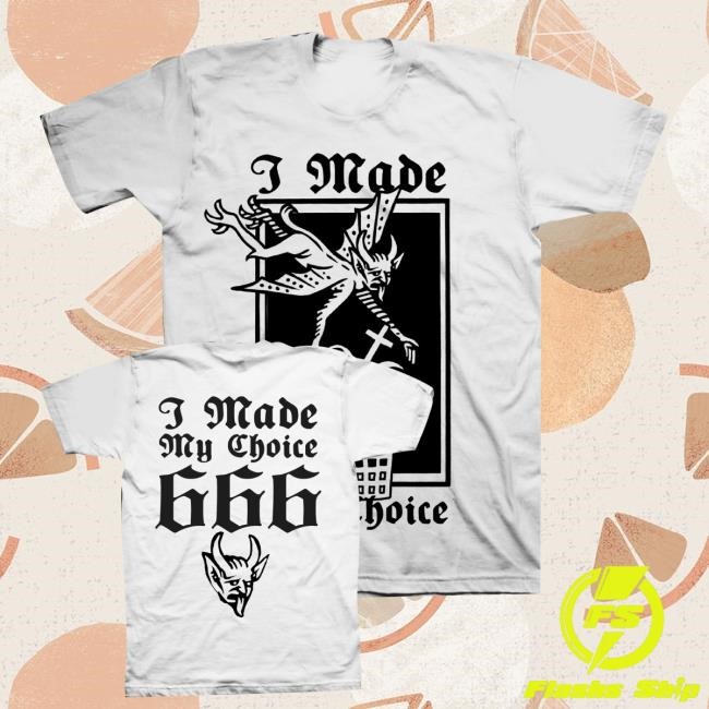 Official Behemoth Neronoir I Made My Choice White Classic Shirt - Tee Shop Pro