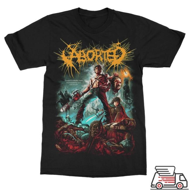 Official Indiemerchstore Merch Aborted Army Of Orkness Shirts - Tee Shop Pro