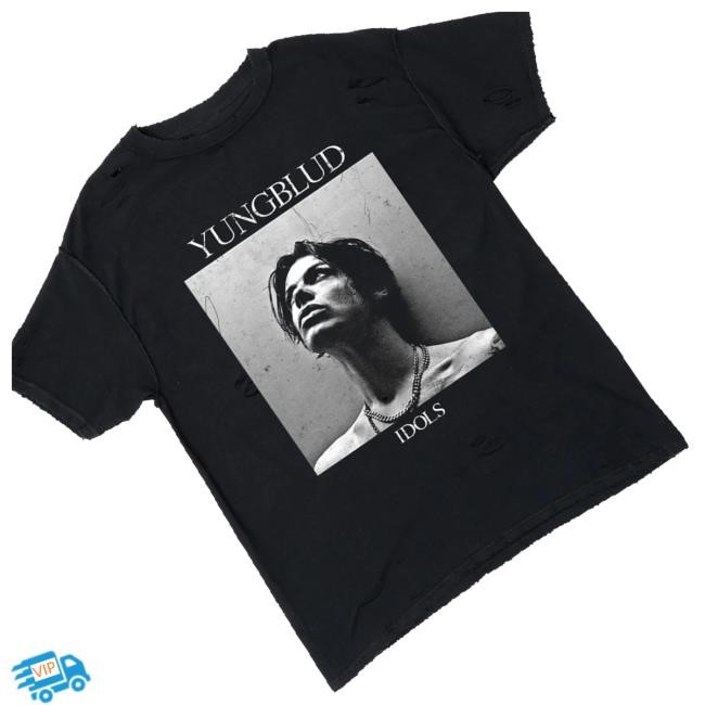 Official Yungblud Black Square Photo Shirts - Tee Shop Pro
