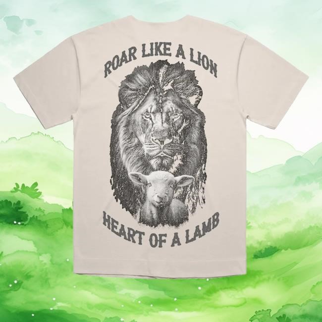 Official Redemption Merch Shop Store Roar Like A Lion Heart Of A Lamb Yeshua Jersey Classic Shirt - Tee Shop Pro