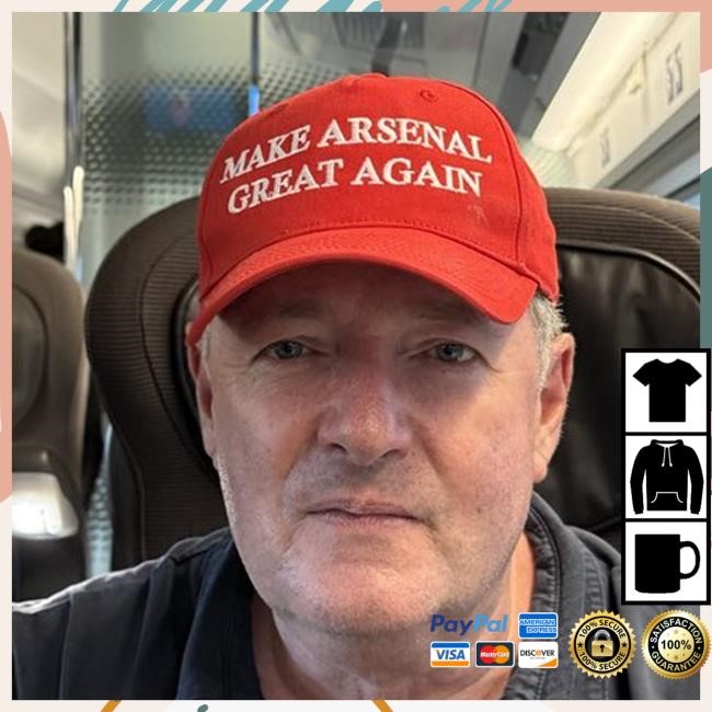 Piers Morgan Wears Make Arsenal Great Again dad hat - Tee Shop Pro