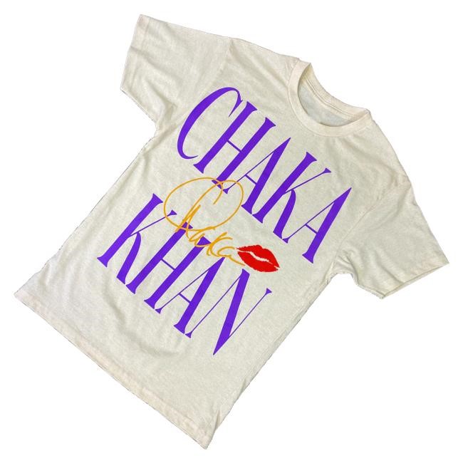 Official Chaka Khan Merch Chaka Khan Tall Text Shirts - Tee Shop Pro