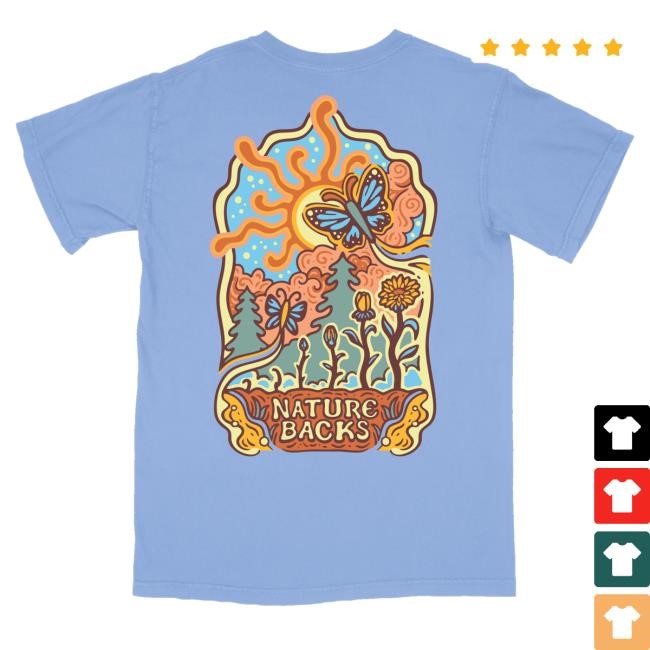 Official Nature Backs Merch Mariposa Sky Tee - Tee Shop Pro