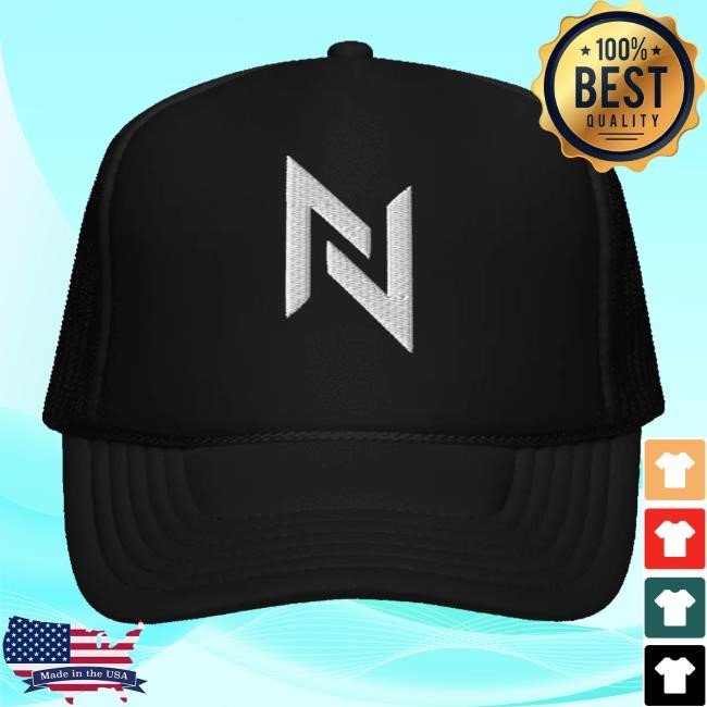 Official Nevertel Merch N Logo Meshback Trucker Hat Black - Tee Shop Pro