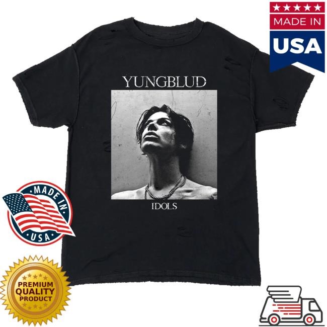Official Yungblud Black Square Photo Shirts - Tee Shop Pro
