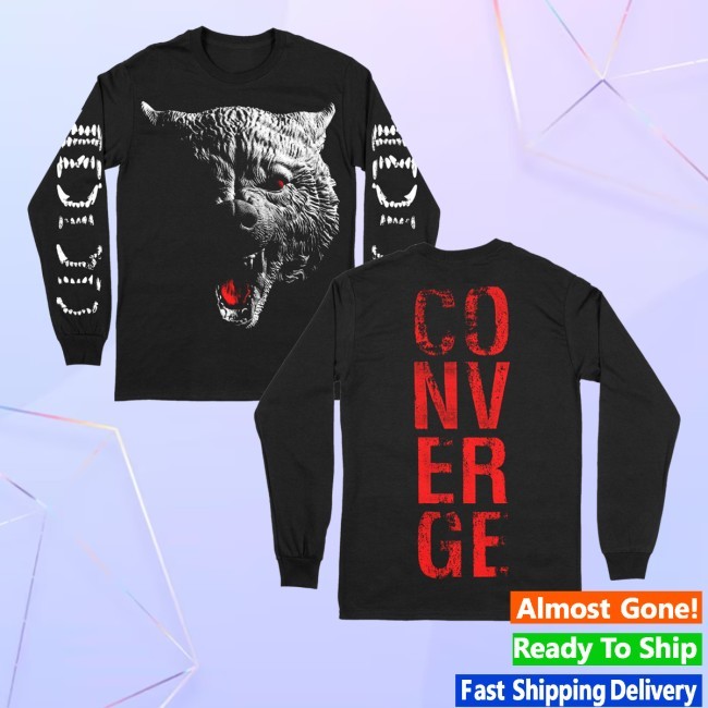 Deathwish Inc Merch Store Converge The Wolf Part One Black Zip Up Hooded Sweatshirt - Tee Shop Pro