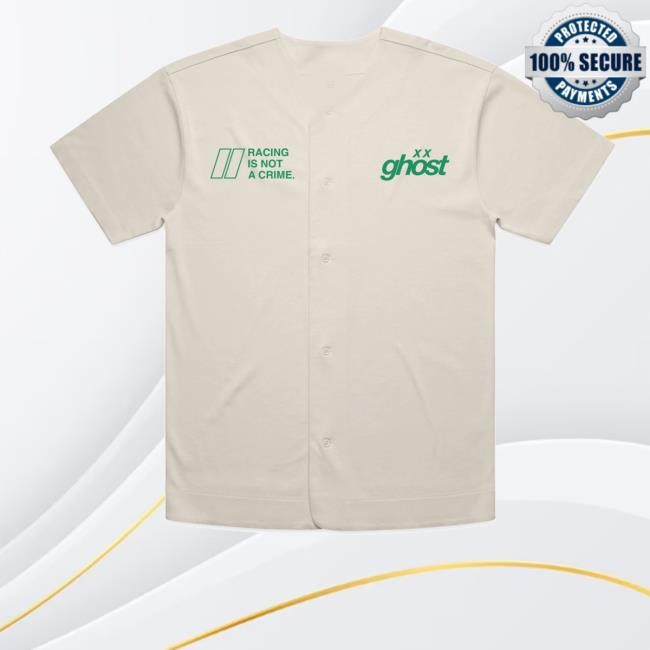 Official Ghostracing Merch Ghst Baseball Jersey Green - Tee Shop Pro