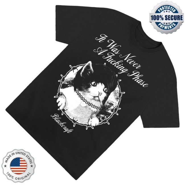 Trending Blackcraft Cult Merch Never A Phase Cat Crewneck Sweatshirt - Tee Shop Pro