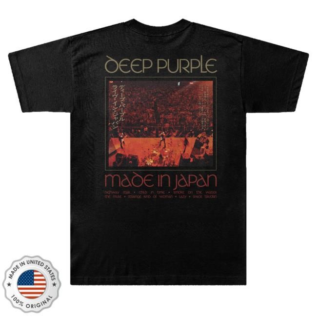 Deep Purple Merch Made In Japan Deluxe Box Set Hooded Sweatshirt - Tee Shop Pro