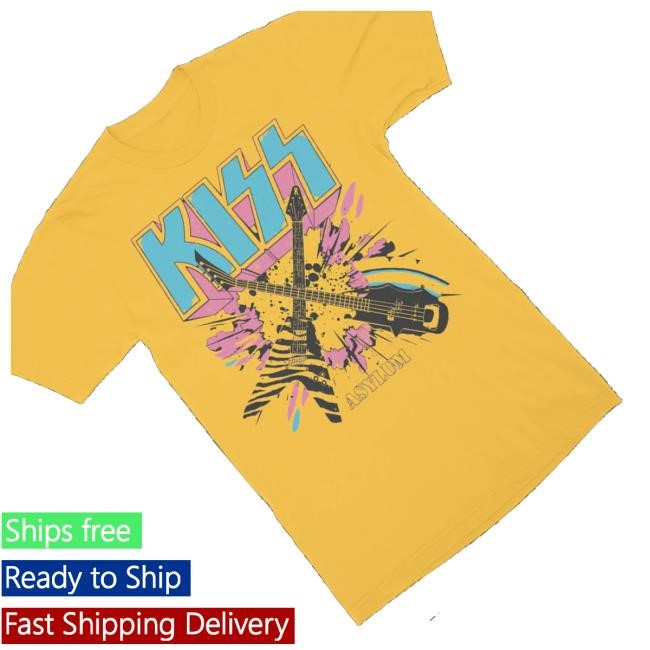 Official Kiss Online Merch Shop Store Asylum Guitars Shirt - Tee Shop Pro