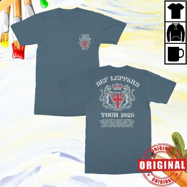 Def Leppard Let’S Get Rocked 2025 Tour Funny Shirt - Tee Shop Pro