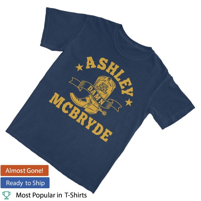 Trending Ashley Mcbryde Merch Navy Boot Funny Shirt - Tee Shop Pro