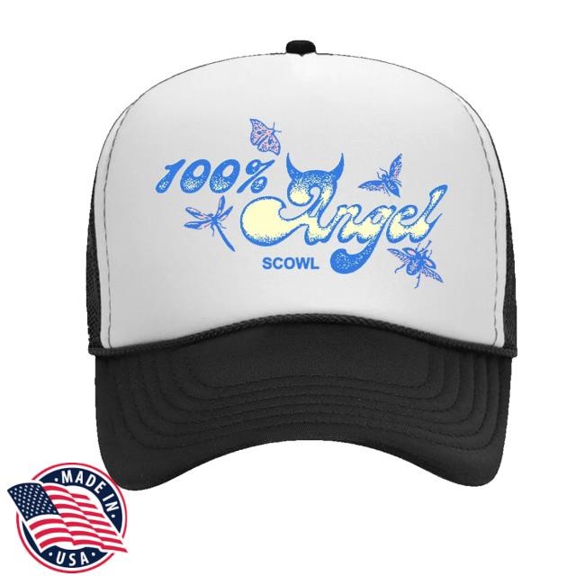 Scowl Official Store 100 Angel Trucker Hat - Tee Shop Pro