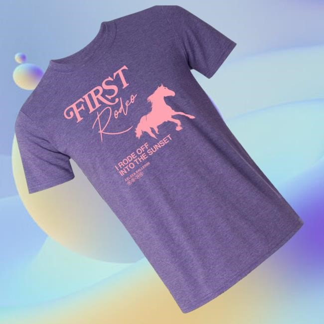 Official Kelsea Ballerini Merch Shop Store Rode Off Into The Sunset Tee Shirt - Tee Shop Pro