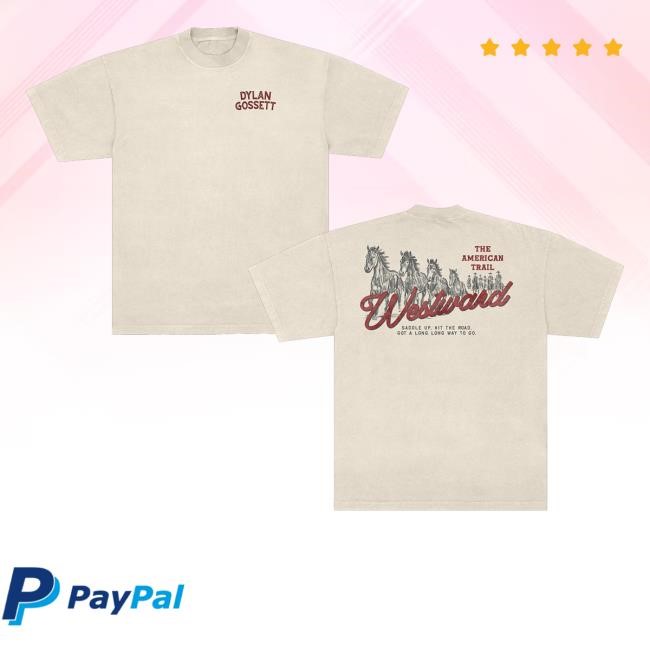 Dylan Gossett Official Store The American Trail Westward Youth T Shirt - Tee Shop Pro