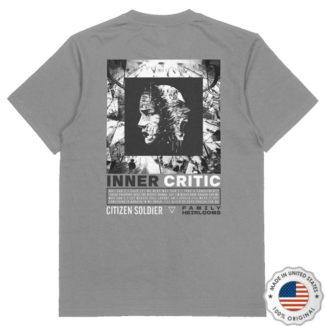 Trending Citizen Soldier Merch Inner Critic Funny Shirt - Tee Shop Pro