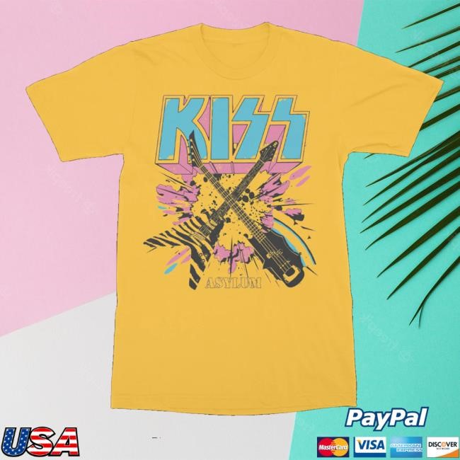Official Kiss Online Merch Shop Store Asylum Guitars Shirt - Tee Shop Pro
