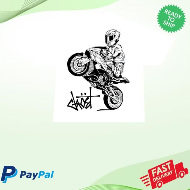Official Ghostracing Merch Store Shop Big Head T-Shirt Hoodie Tank Top Sweater And Long Sleeve T-Shirt - Tee Shop Pro